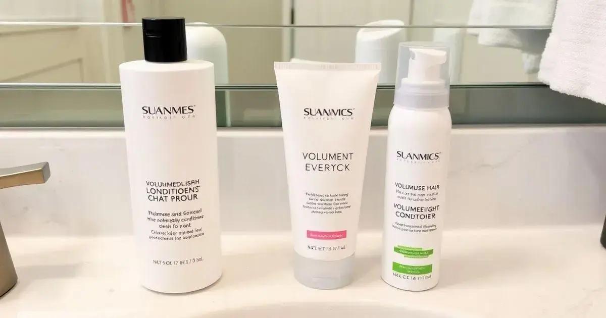 Produtos essenciais para cabelos volumosos